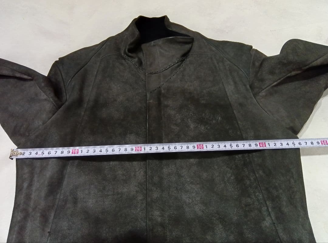 DEVOA レザージャケット ユリウス　ヴィリジアン d.hygen guidi