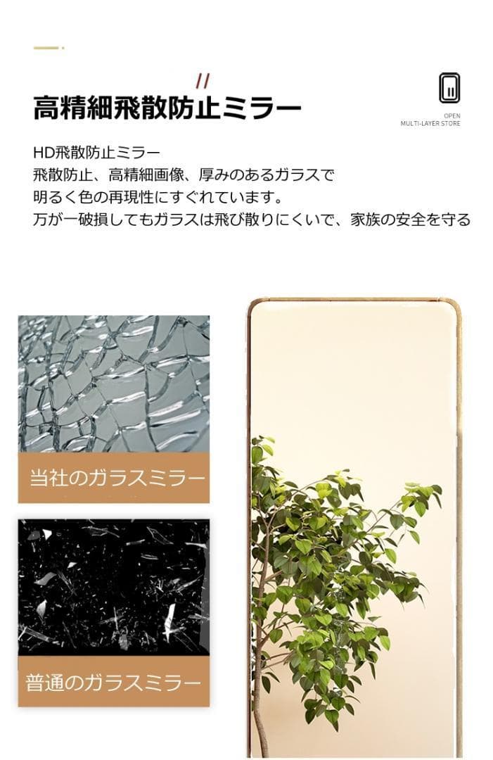 鏡 姿見 玄関全身おしゃれ ハンガーラック収納スタンド回転 DIY 自撮り鏡鏡