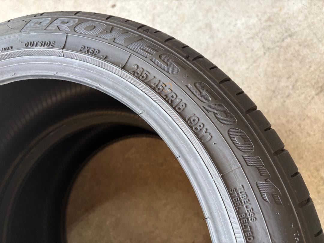 新品 235/45R18 トーヨータイヤ プロクセス スポーツ 2本セット