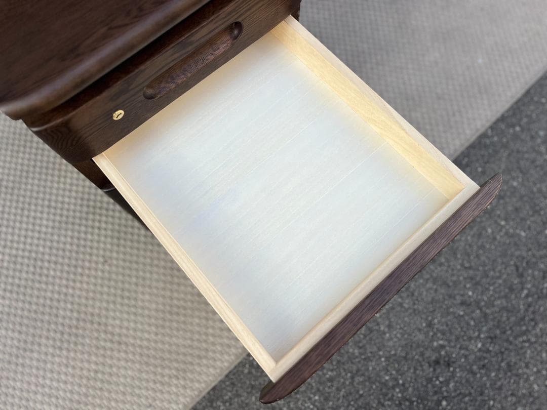 現行モデル☆浜本工芸／No.32／デスクチェスト／デスクワゴン／キャビネット