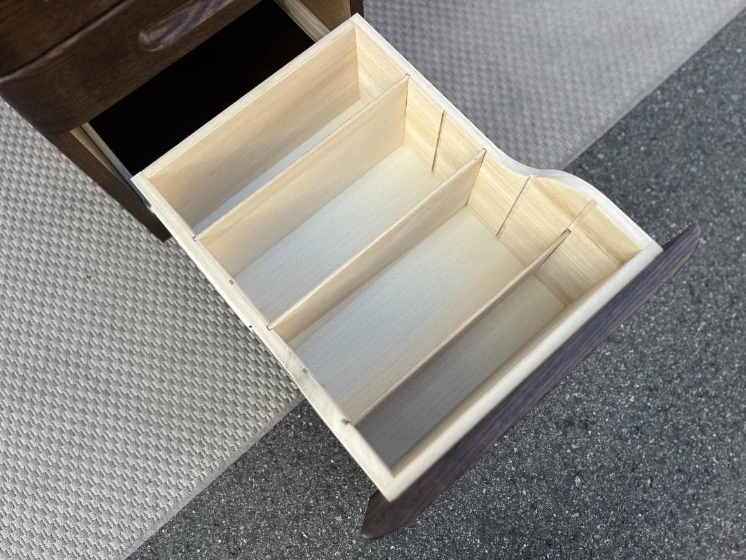 現行モデル☆浜本工芸／No.32／デスクチェスト／デスクワゴン／キャビネット