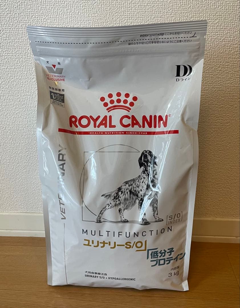 ロイヤルカナン　ユリナリーS/O 低分子プロテイン　3Kg