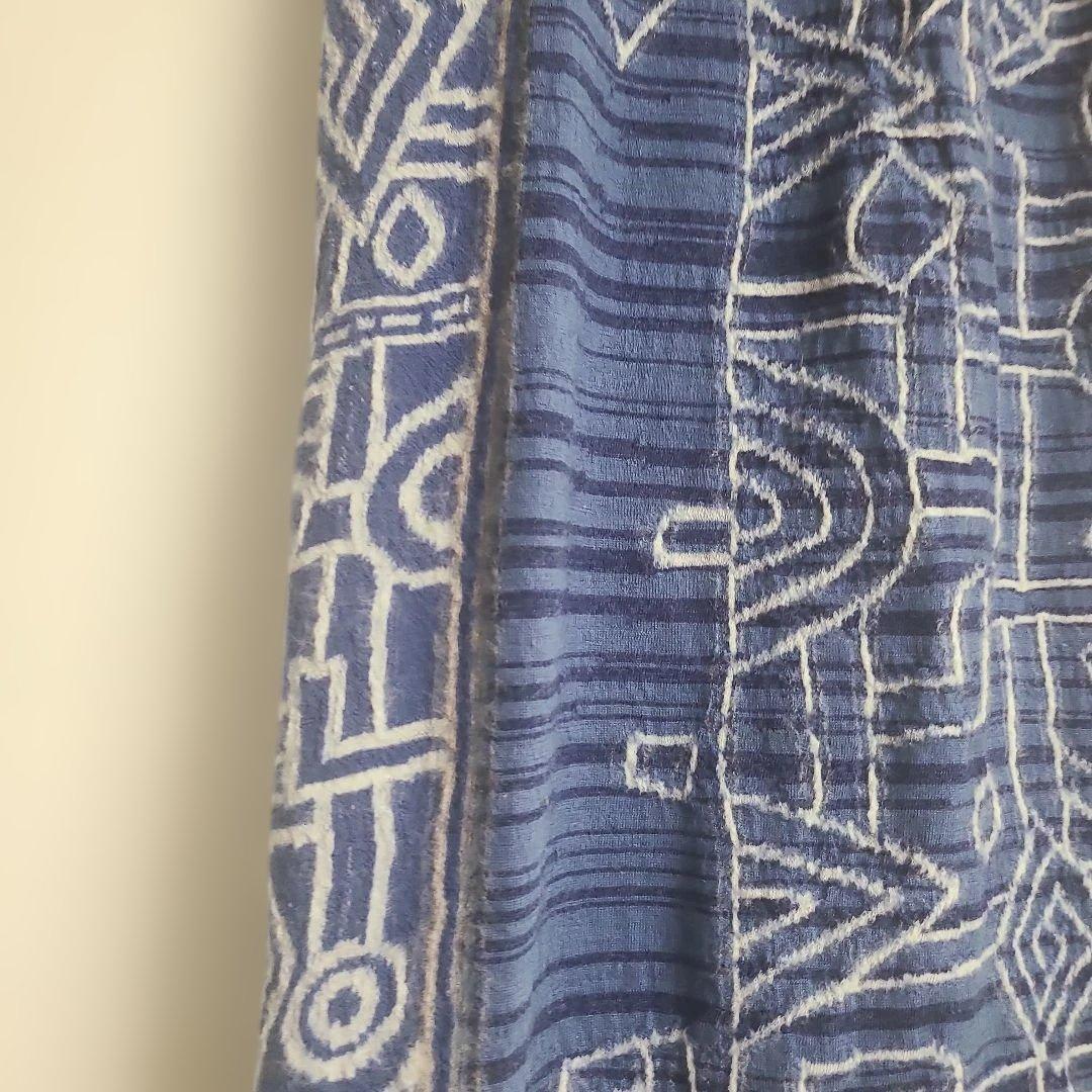 KAPITAL キャピタル　縮絨ウール大盤マフラー パッチワーク2㍍50cm