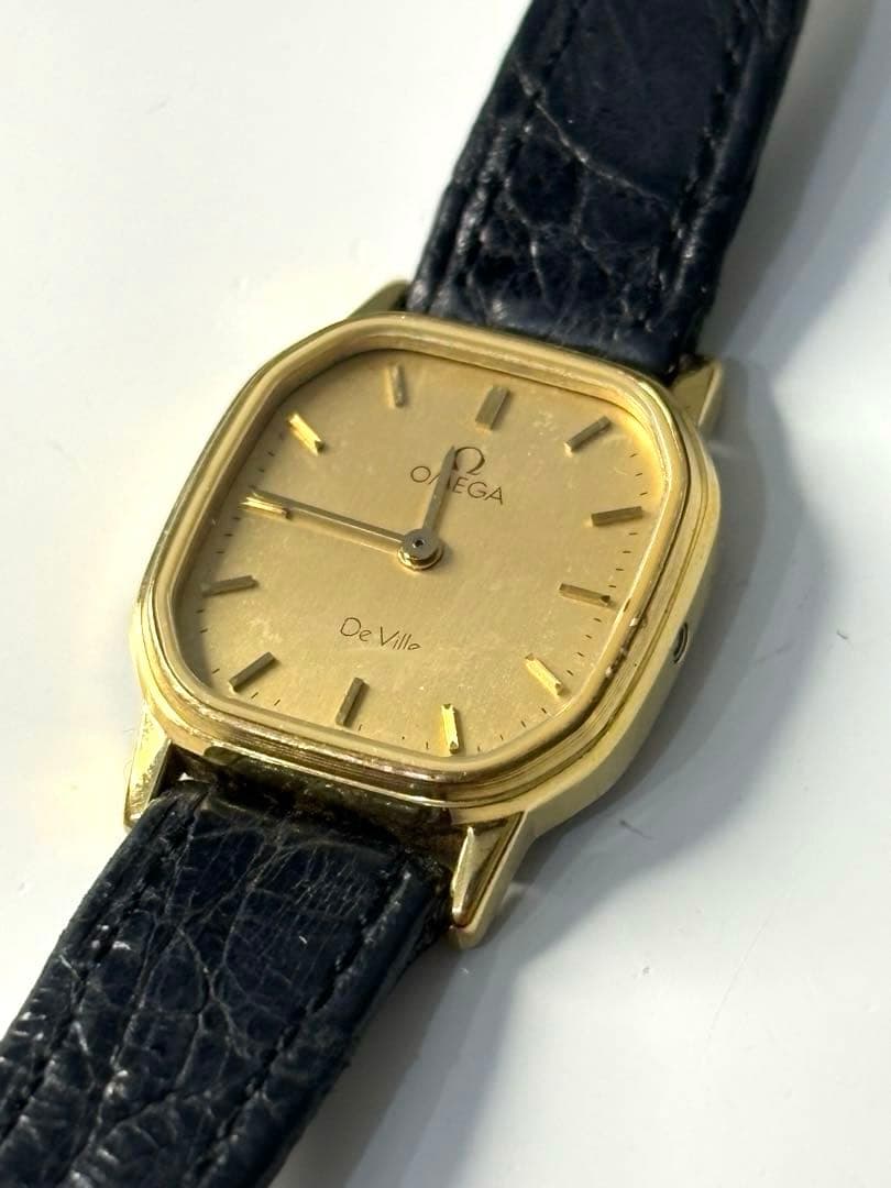 【新品電池】OMEGA オメガ デビル アンティーク腕時計 cal.1387
