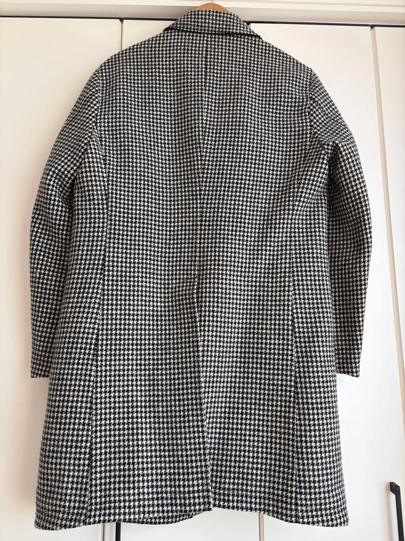 BLACK LABEL クレストブリッジ　ステンカラーコート ハウンドトゥース
