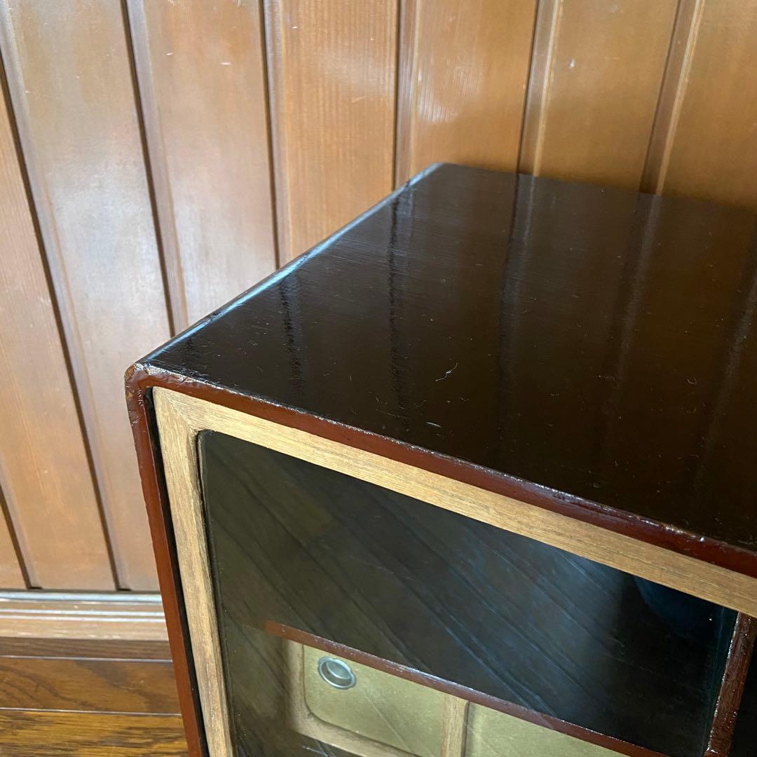 昭和レトロ　飾り棚　茶箪笥　時代家具