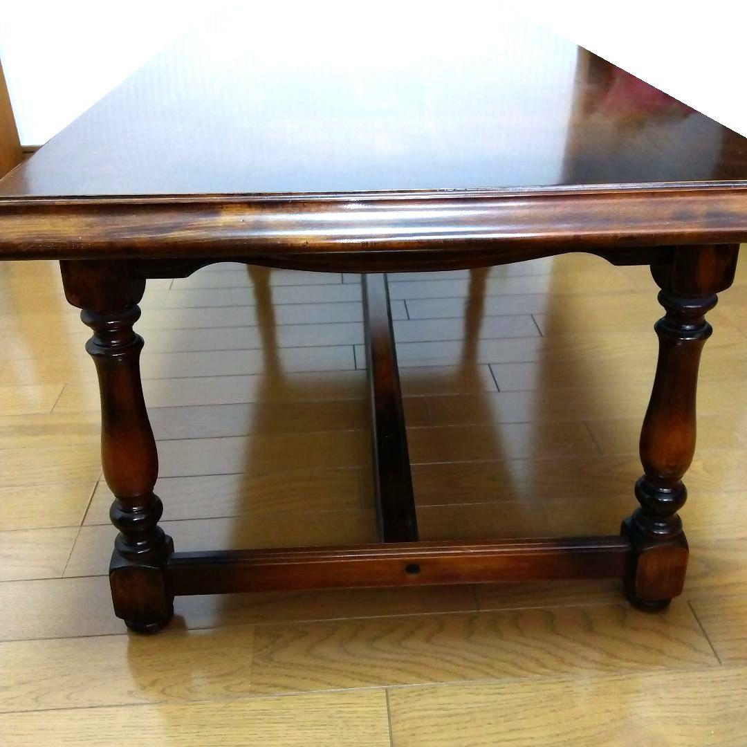 【昭和レトロ】美品♦オールド　カリモク センターテーブル 幅120cm