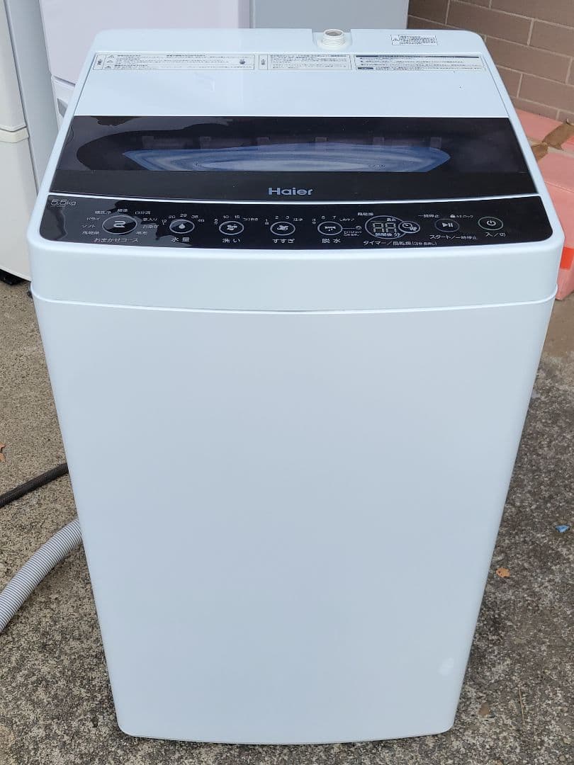 ぴー ハイアール 全自動洗濯機 JW-C55D 5.5kg 2020年製