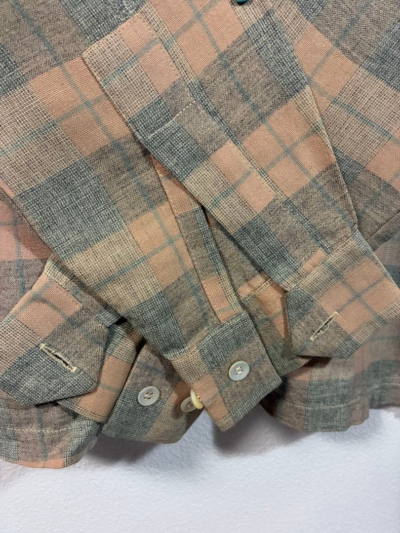 【レアカラー】50s ビンテージシャツ 雰囲気抜群　フルオリジナル ロカビリー