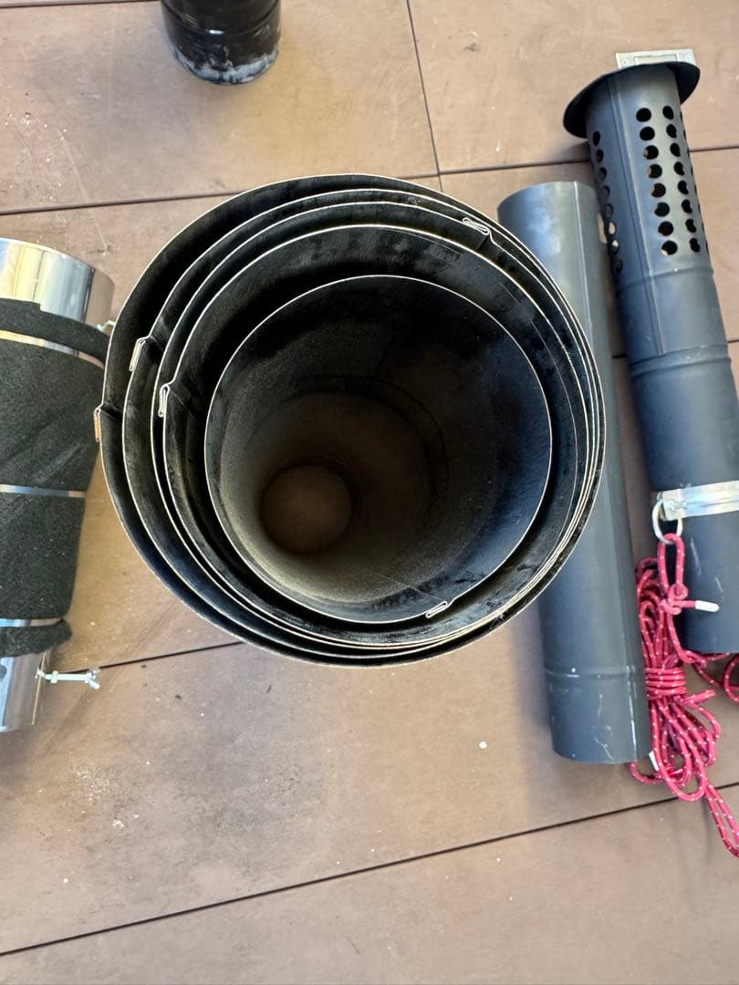 神保製作所　薪ストーブ ロマンチカル上出し脚長さん ピザオーブン収納ケース付き