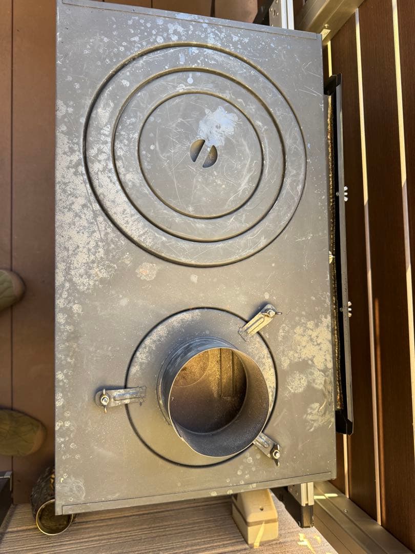 神保製作所　薪ストーブ ロマンチカル上出し脚長さん ピザオーブン収納ケース付き