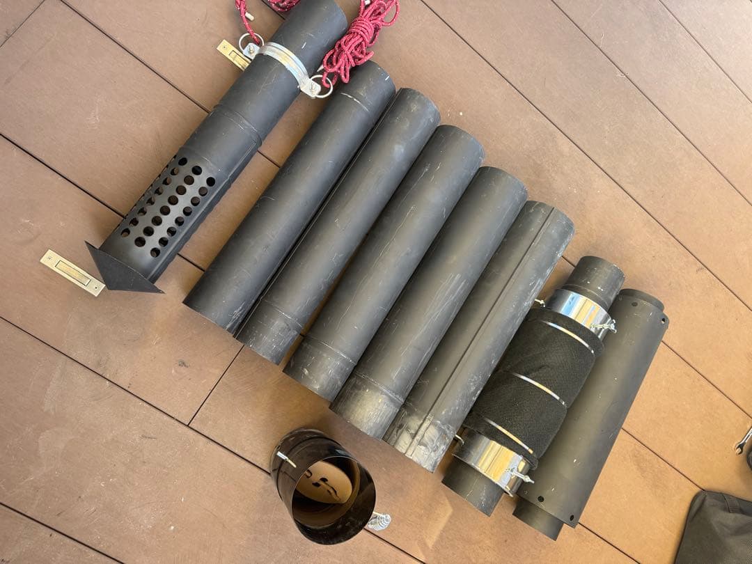 神保製作所　薪ストーブ ロマンチカル上出し脚長さん ピザオーブン収納ケース付き