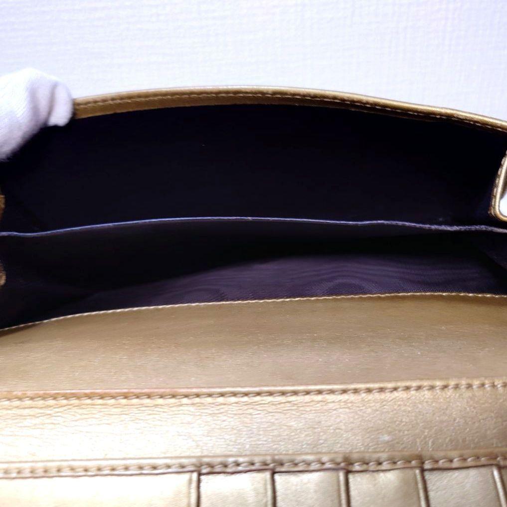 GUCCI グッチ ゴールド 二つ折り 長財布 ハート コンチネンタル GGシマ