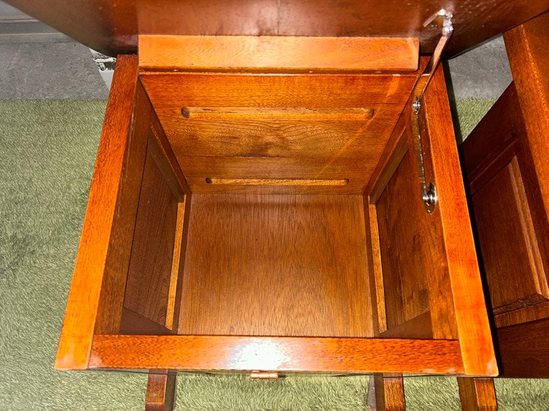 ☆GA216【中古品】 ケヤキの チェア 2点セット 　欅 伝統工芸 石橋武士作