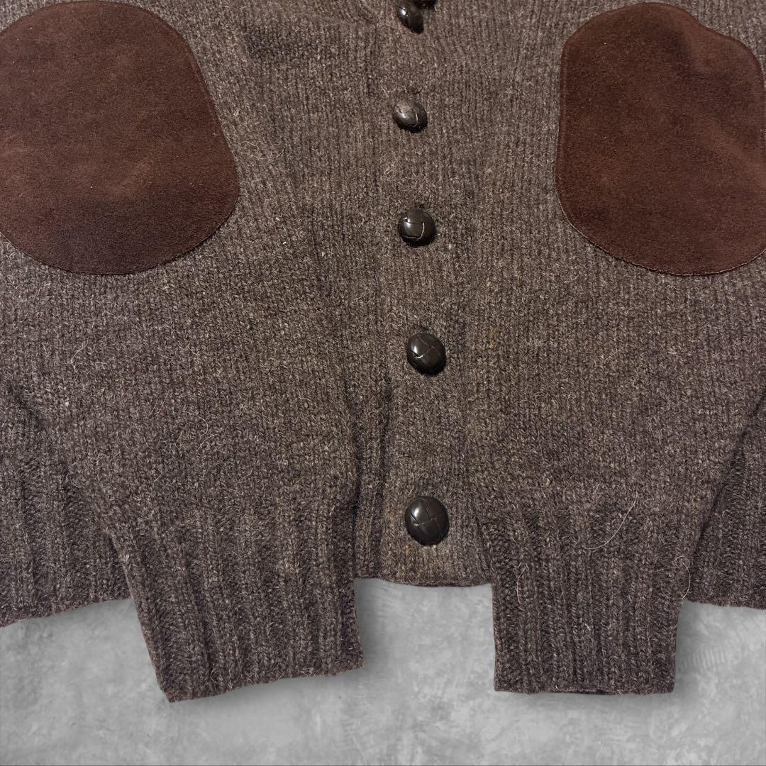 Eddie Bauer黒タグ ショールカラーニットジャケットUSA製80s90s