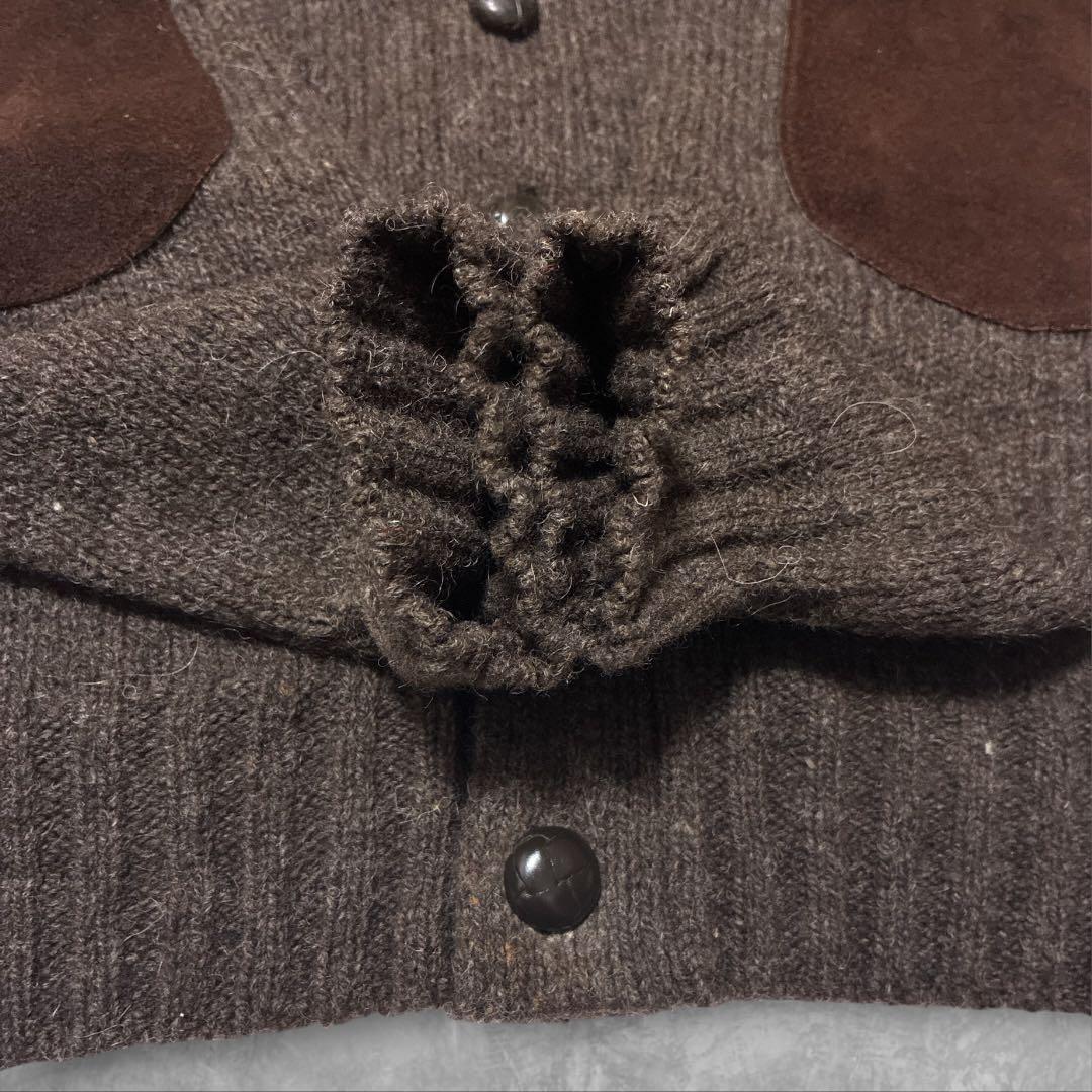 Eddie Bauer黒タグ ショールカラーニットジャケットUSA製80s90s