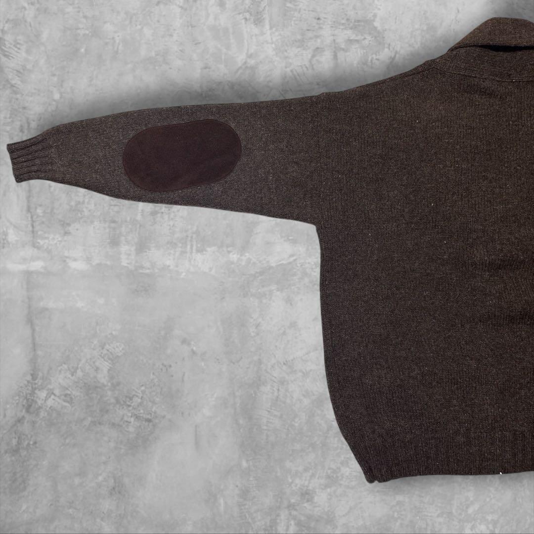 Eddie Bauer黒タグ ショールカラーニットジャケットUSA製80s90s