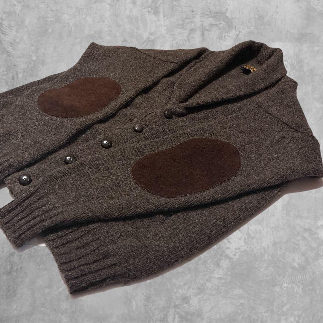 Eddie Bauer黒タグ ショールカラーニットジャケットUSA製80s90s