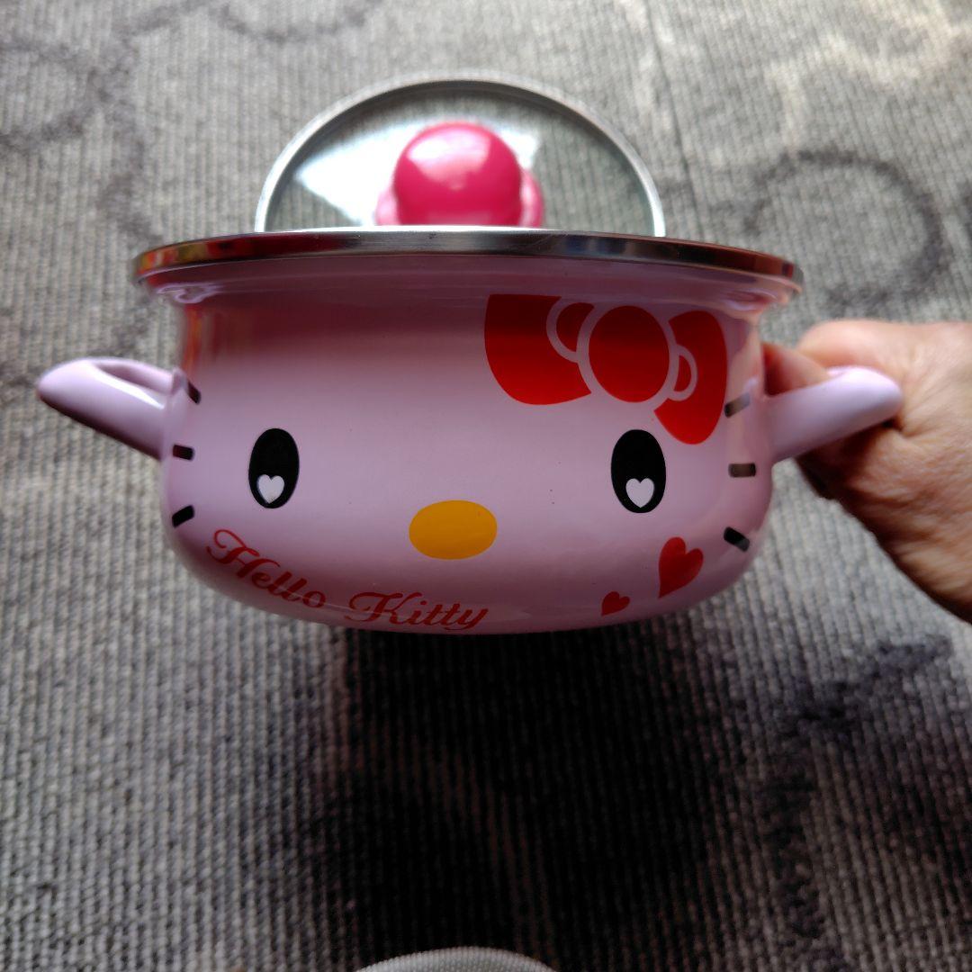 Hello Kitty ホーロー鍋 2個セット