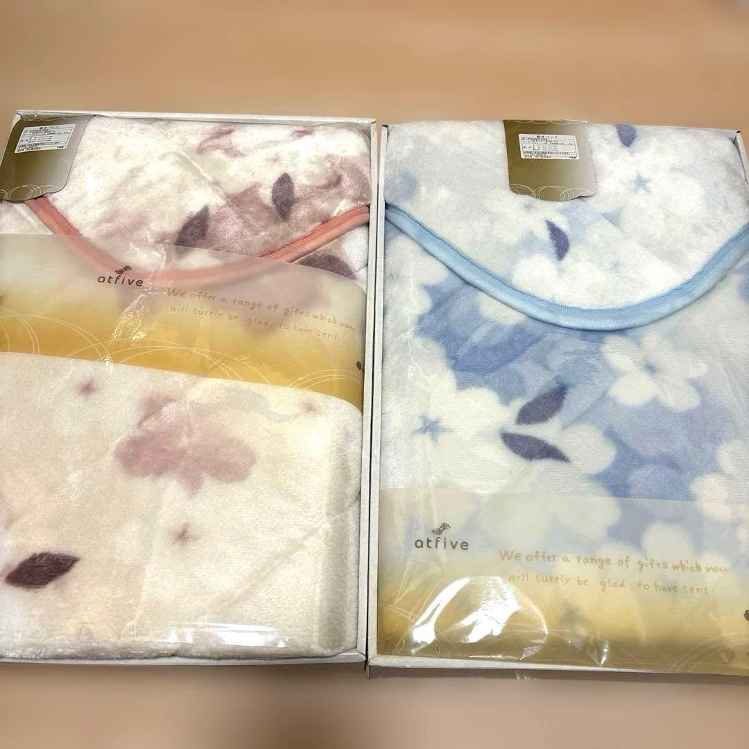 西川　nishikawa ギフト箱　花柄 敷きパッド 2点セット　シングル新品