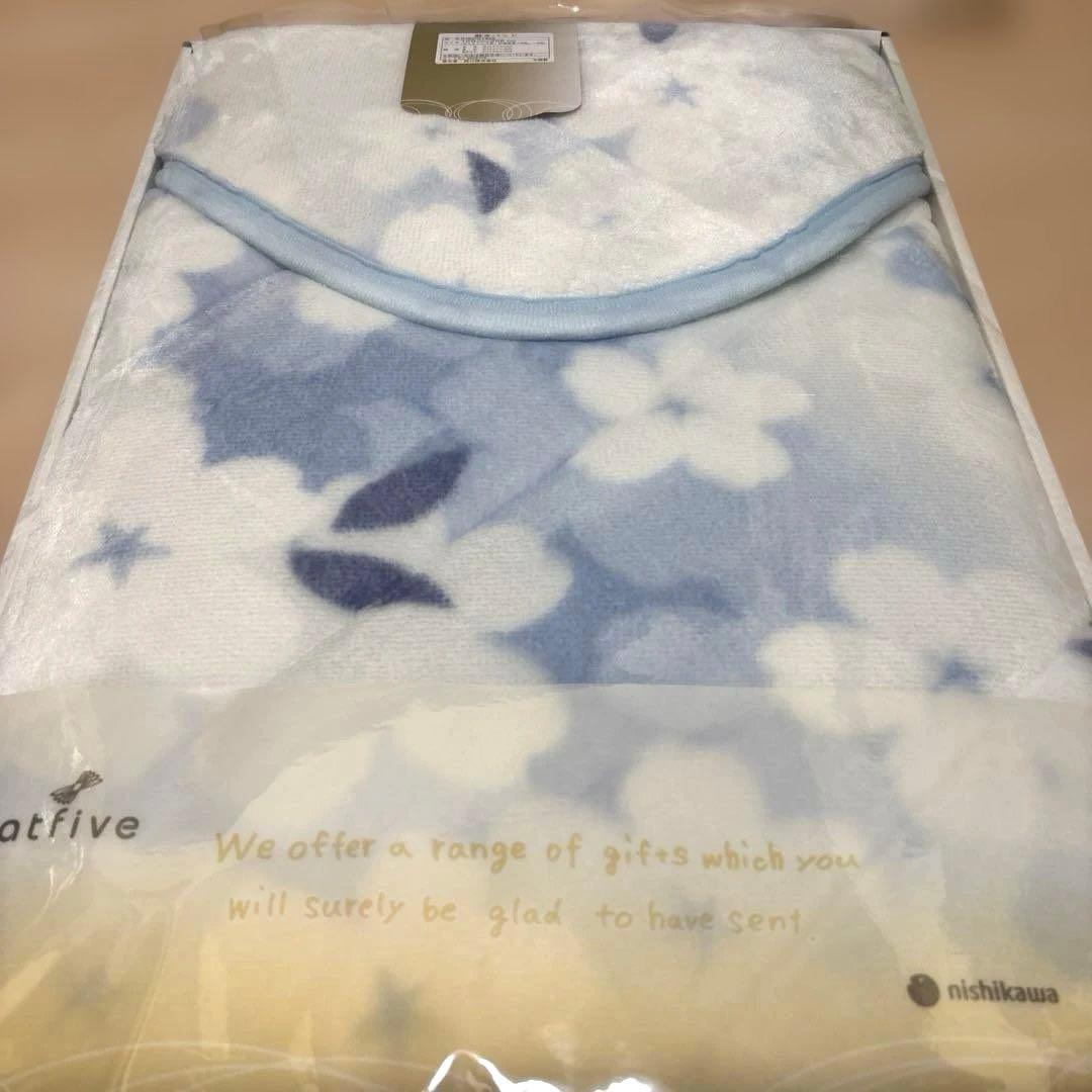 西川　nishikawa ギフト箱　花柄 敷きパッド 2点セット　シングル新品