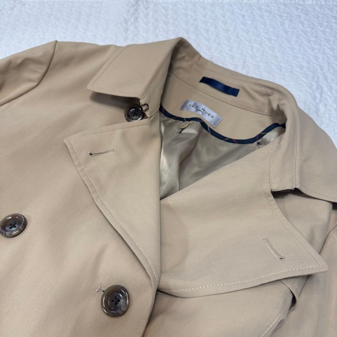【美品】AOKI LES MUES トレンチコート ベージュ 6L ライナー付き