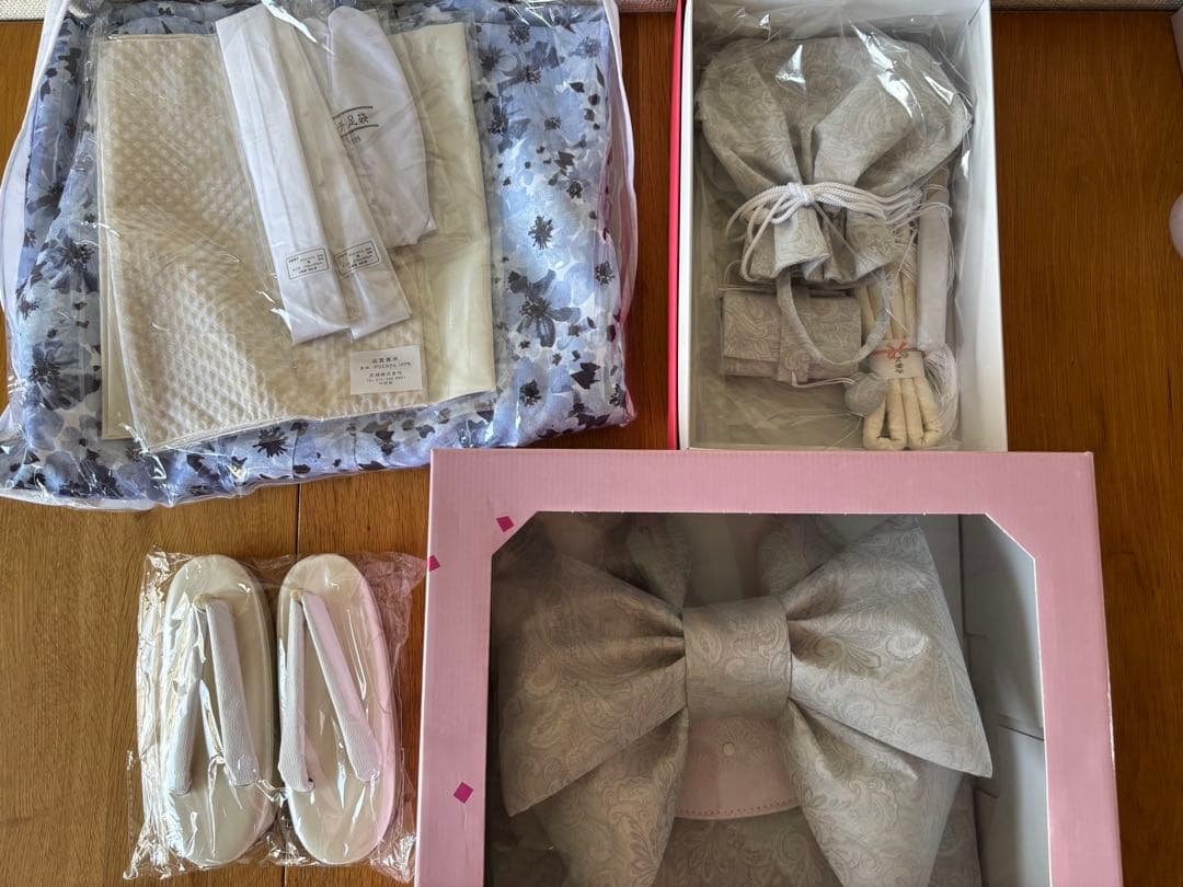 七五三 7歳 女の子 着物15点フルセット 水色