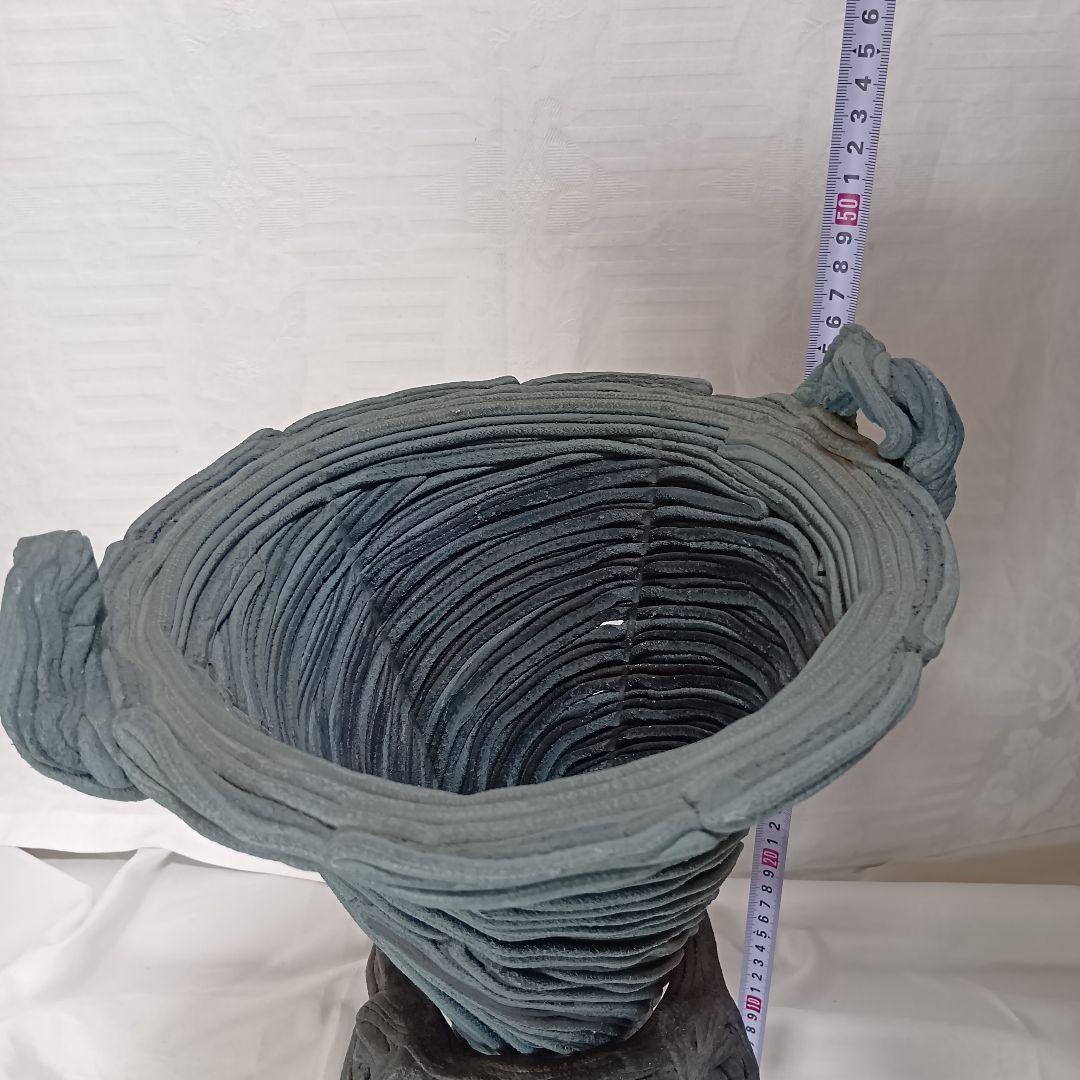 ［C］綱木紋（つなきもん）スタンド付花器 小