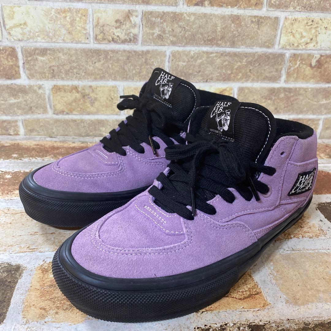 VANS SKATE HALFCAB パープル ブラック 24.5cm
