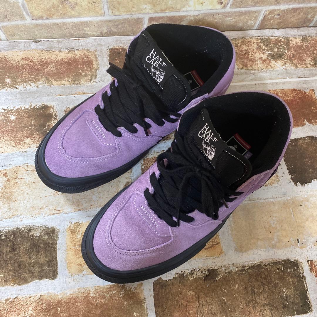 VANS SKATE HALFCAB パープル ブラック 24.5cm