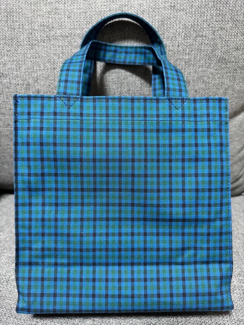 familiar ファミリア トートバッグ 青 小