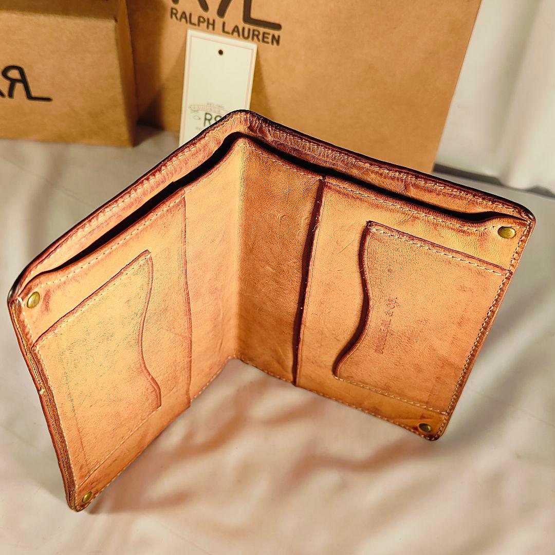 【希少】RRL　ダブルアールエル　高級カードウォレット　タイプA-2　本革正規品