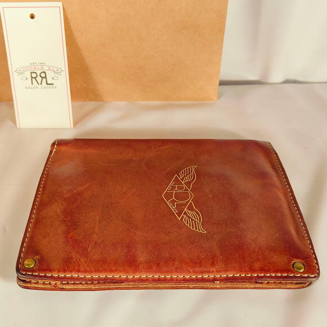 【希少】RRL　ダブルアールエル　高級カードウォレット　タイプA-2　本革正規品
