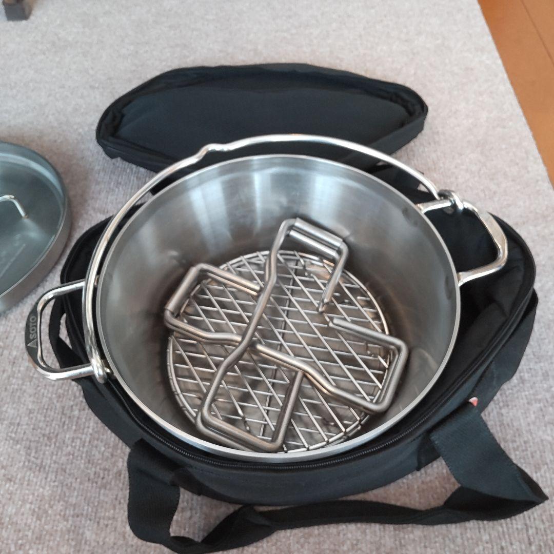 SOTO　G'z　ステンレスダッチオーブン 10インチ　底網・収納ケース付