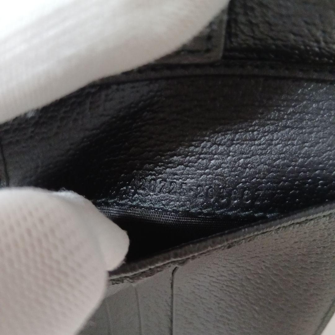 2956【未使用級】GUCCIマーモント　コンパクトウォレット　２つ折り財布