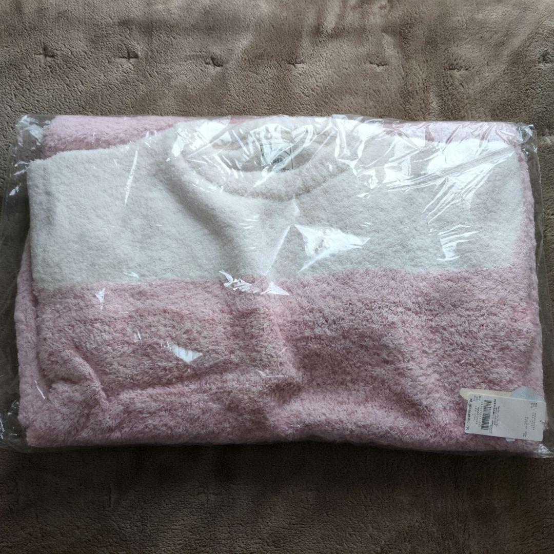 【匿名配送♡新品未開封】ジェラートピケ 長袖 ワンピース ボーダー ピンク