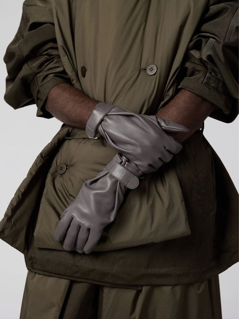 IM MEN PIGEON GLOVES 黒 Mサイズ イッセイミヤケ