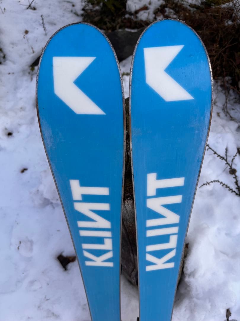 キッズ用　KLINT カラフルスキー板 ビンディング付き　110cm