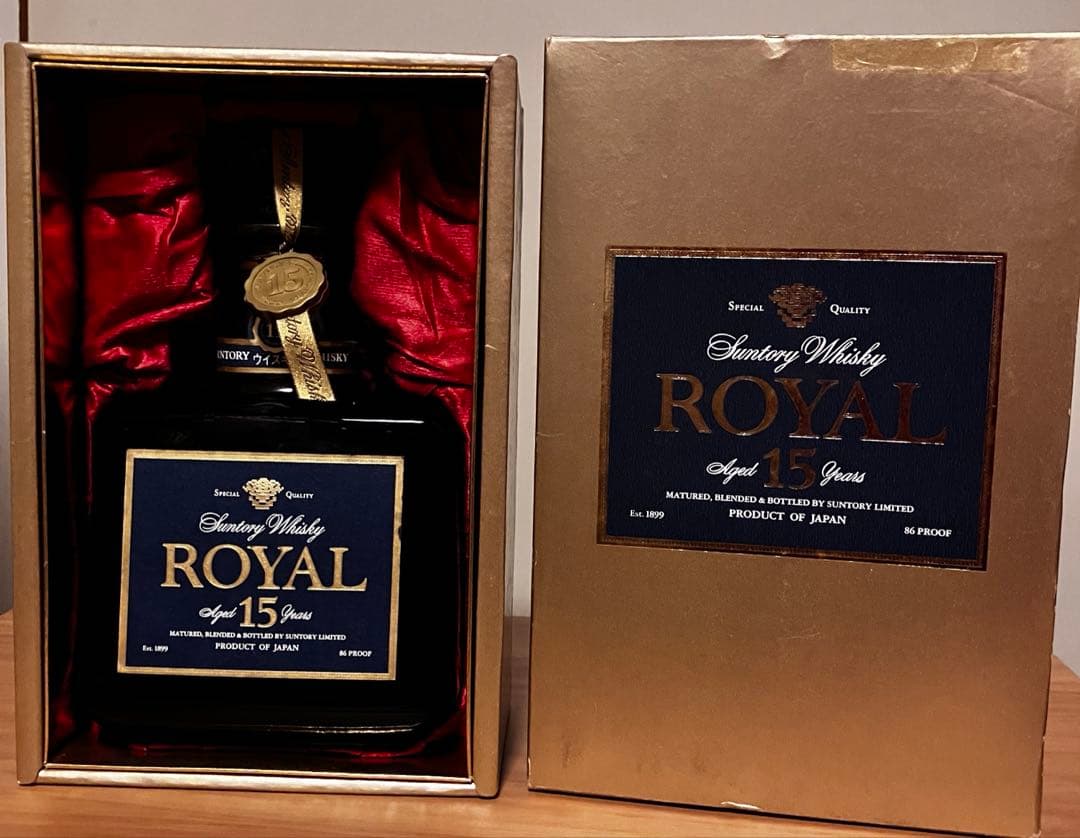 サントリーウイスキー ローヤル15年/ブルーラベル/700ml/箱入り