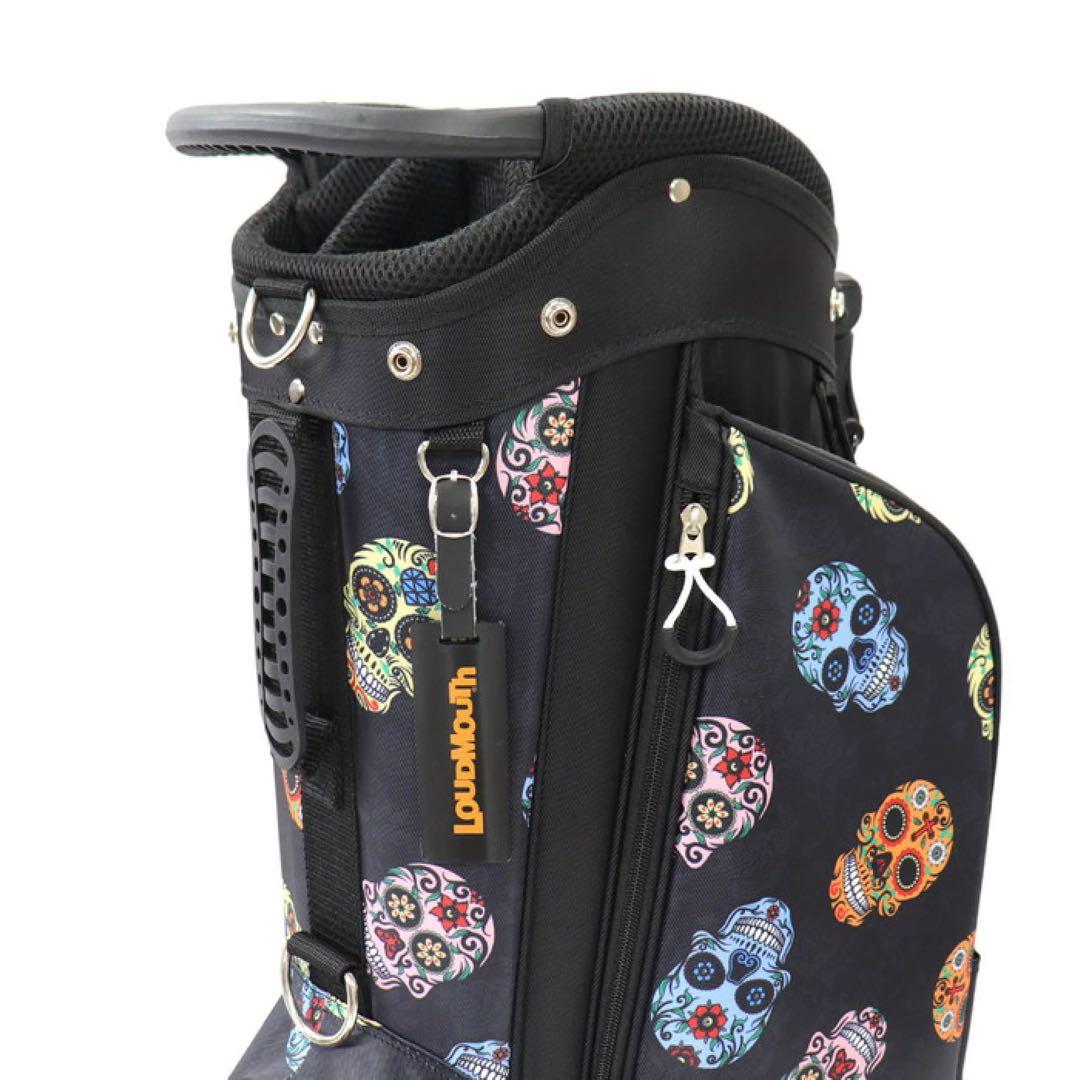 【新品】ラウドマウス キャディバッグ 8.5型 058 シュガースカルズ