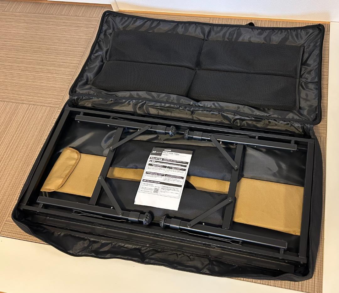 WAQ MULTI IRON TABLE パネル式アイアンテーブル 折りたたみ式