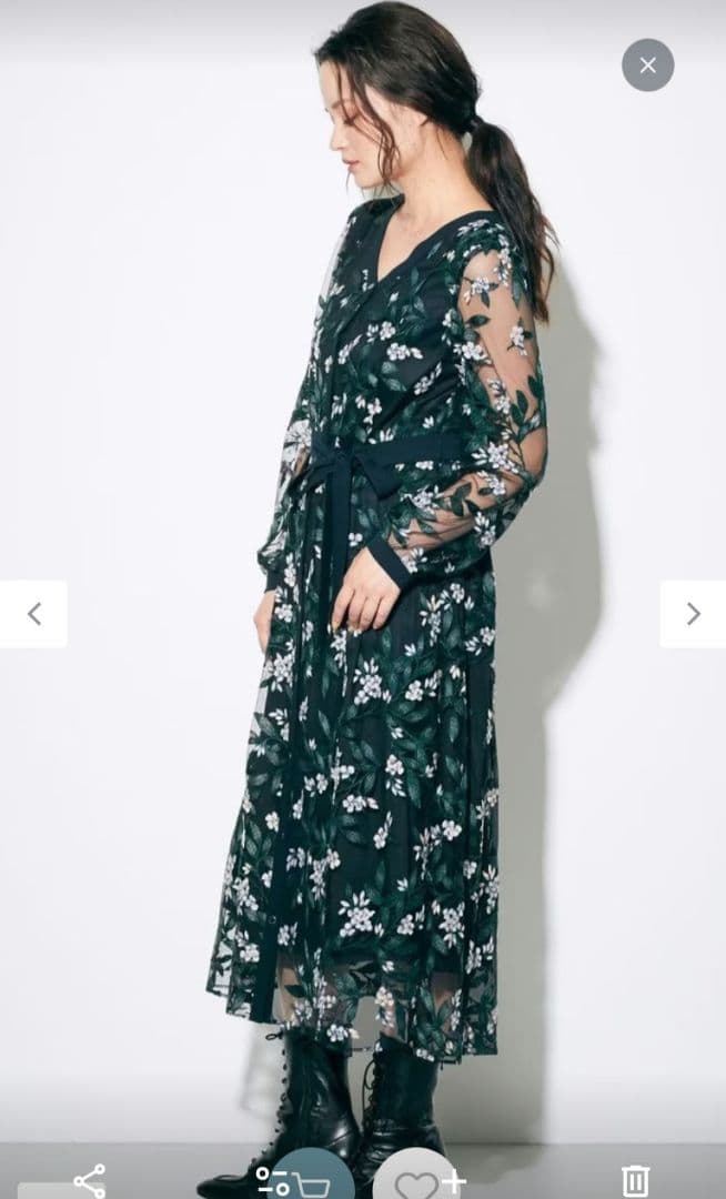 グレースコンチネンタルシースルーワンピース