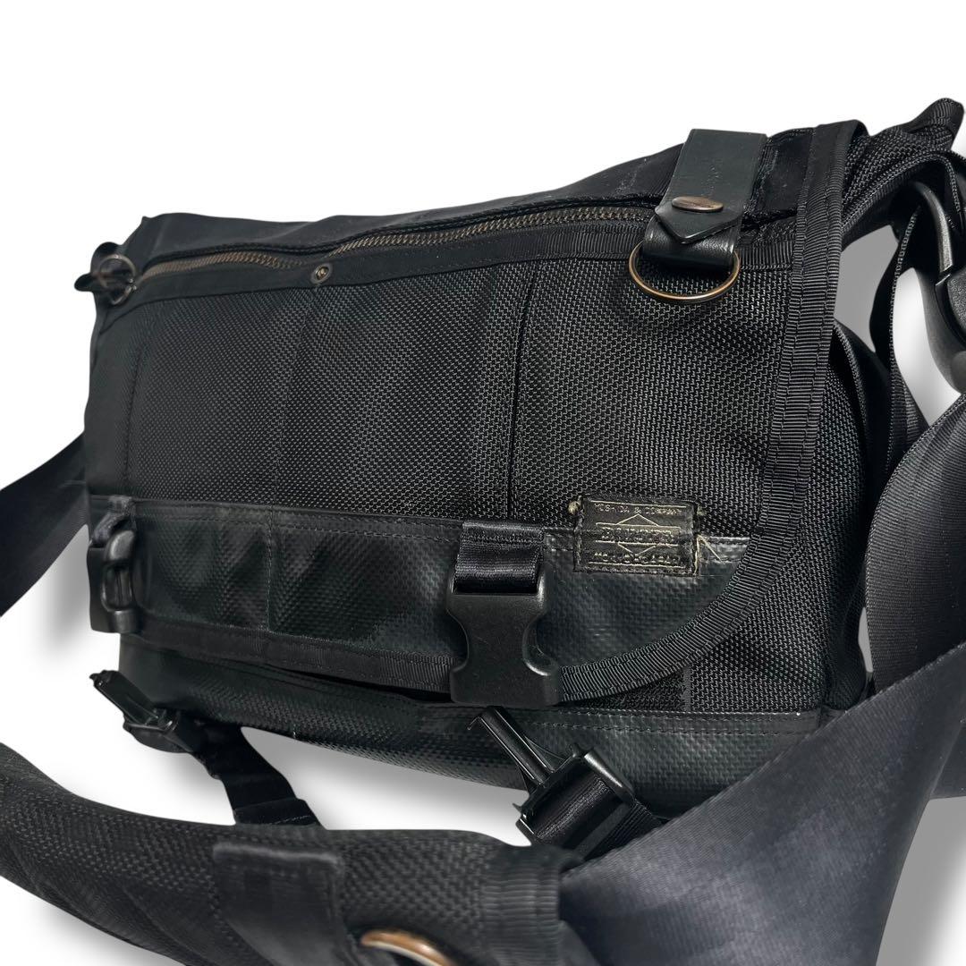 PORTER ヒート メッセンジャーバッグ ブラック ポーター　438