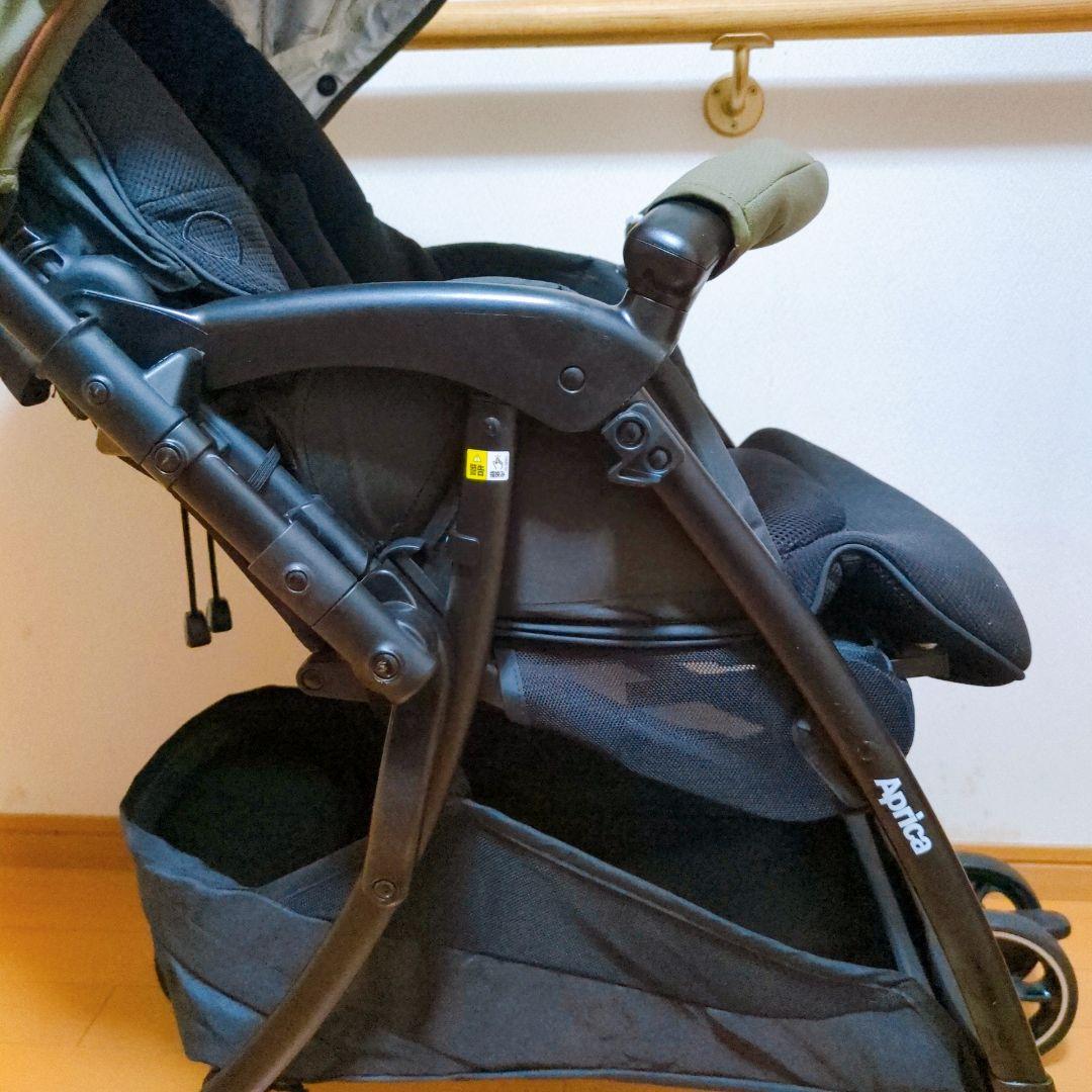 ✨美品✨Aprica ラクーナビッテクッション レザーハンドル アニマル柄