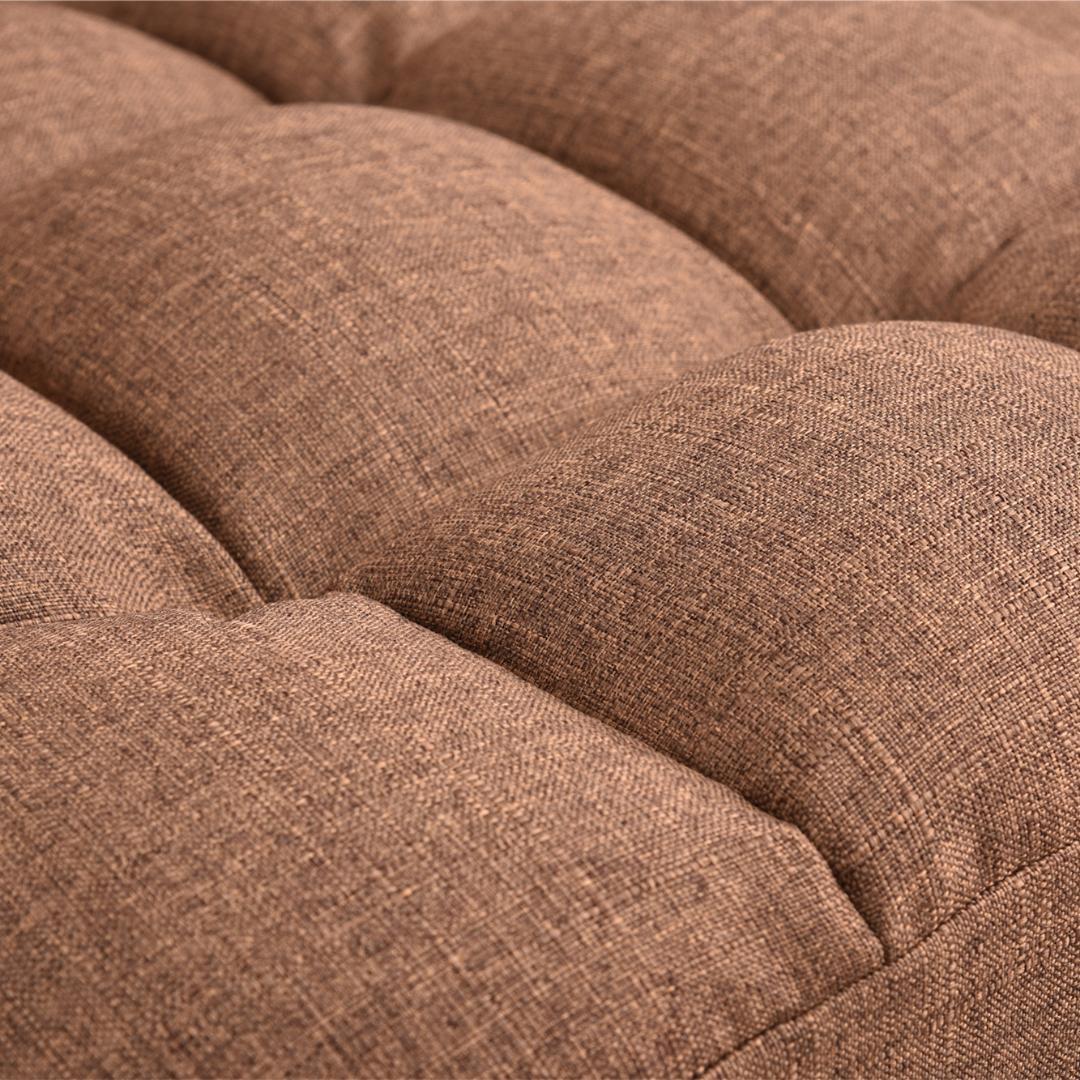 回転式座椅子肘掛けハイバック座いすリクライニング1人掛けソファー【ブラウン】