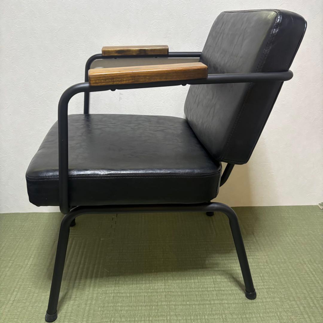 ダイニングチェア　ダイニングソファー　黒　ブラック　バーネイションソファ