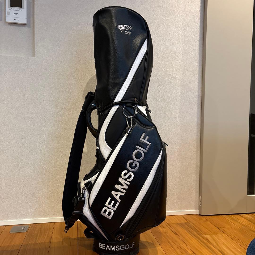 BEAMS GOLF / ツアープロ キャディバッグ 同タイプヘッドカバーセット