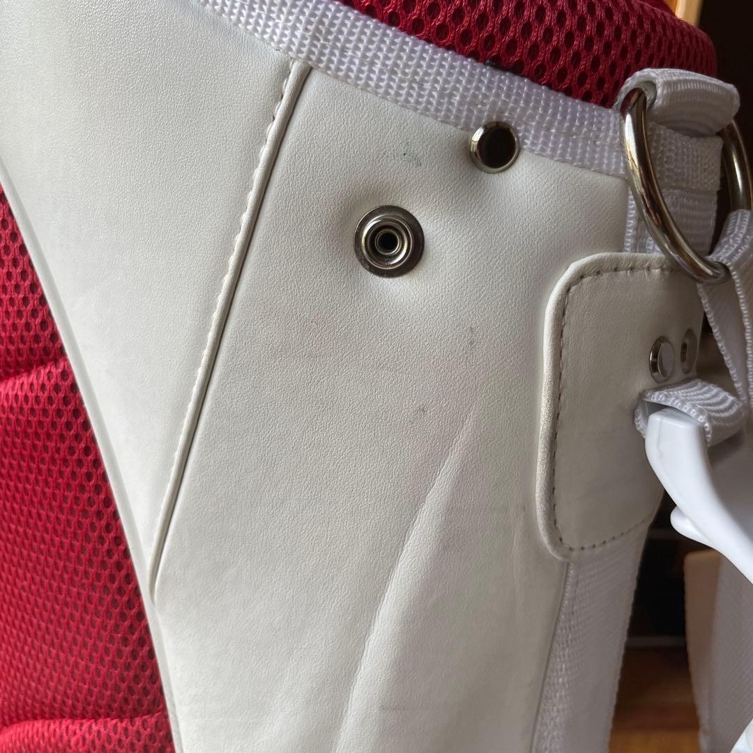 PEARLY GATES ゴルフキャディバッグ 89 赤　白　パーリーゲイツ