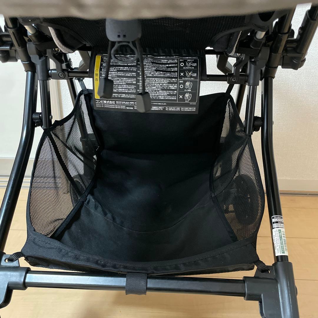 コンビ ベビーカー　スゴカルα 4キャス エッグショックHTヘリボーン