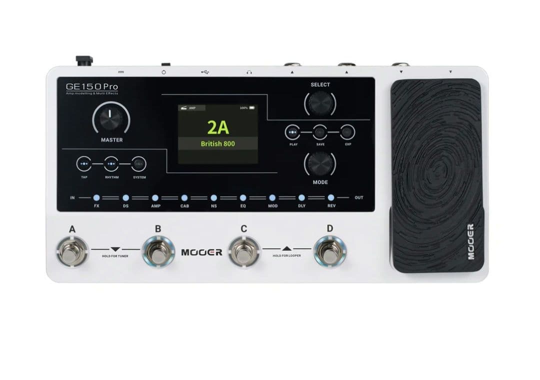 【限定セール15,000】MOOER GE150 Proギターマルチエフェクター